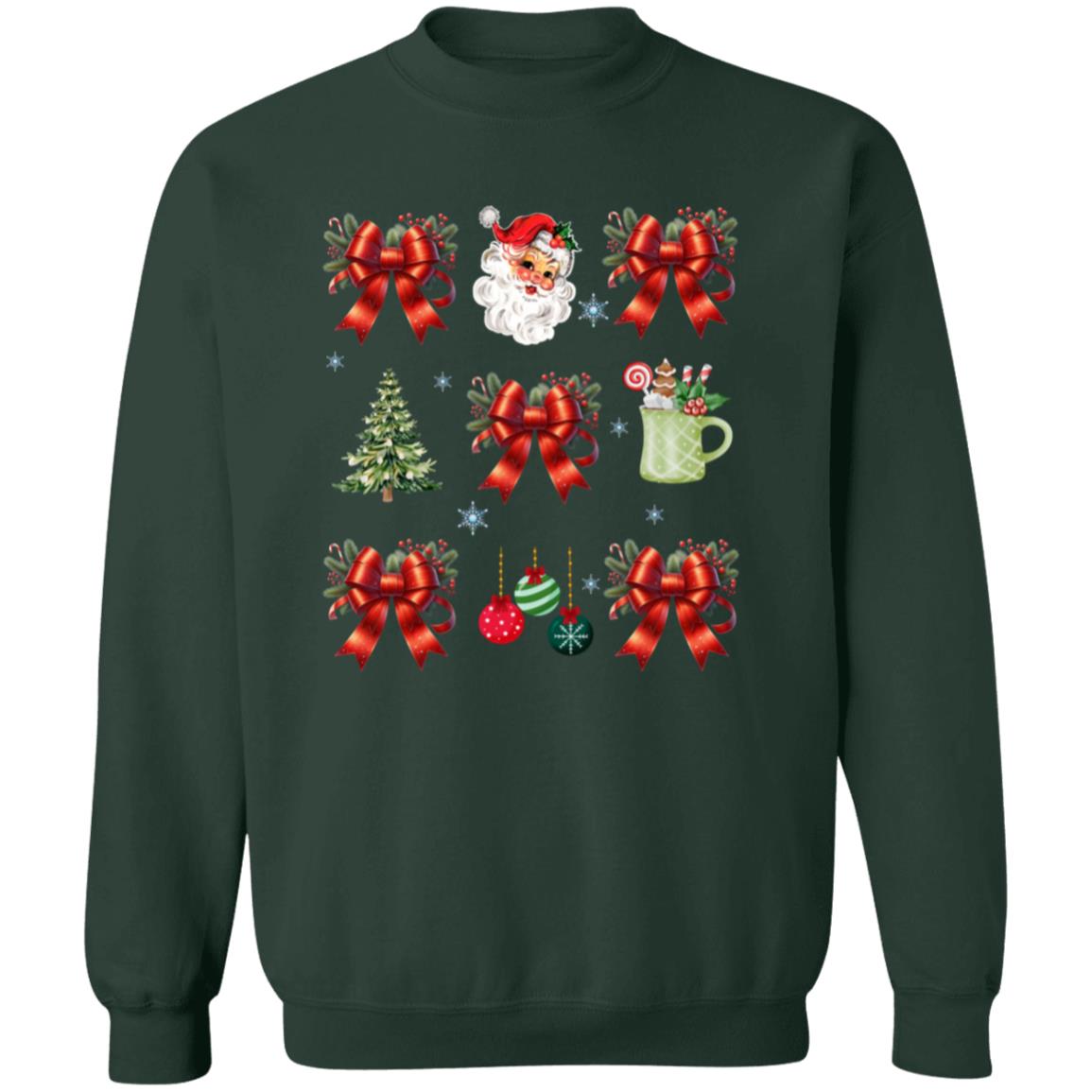 2 Fancy Red Coquette Christmas T- shirt / Sweatshirt