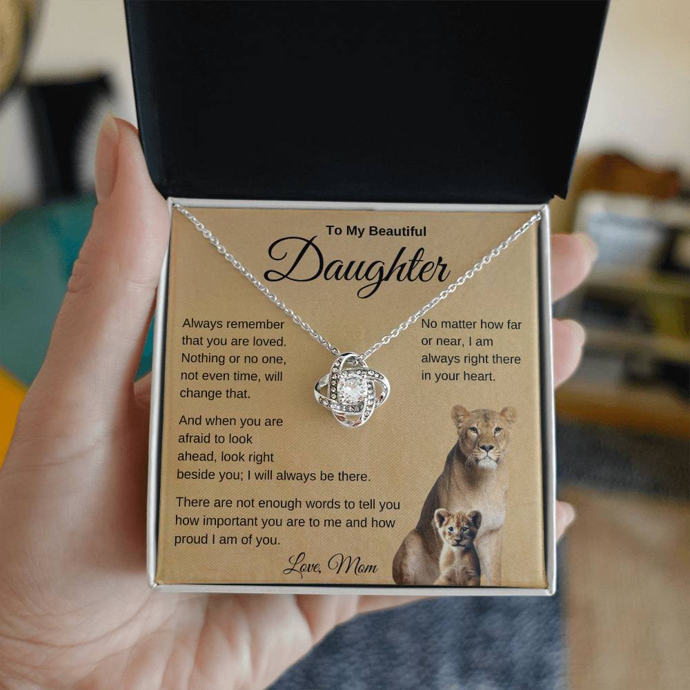 To My Daughter - From Mom Loiness 2 (Love Knot)