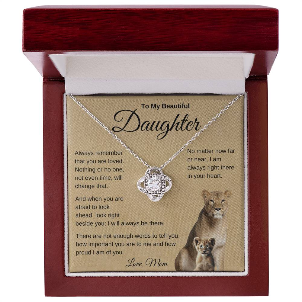 To My Daughter - From Mom Loiness 2 (Love Knot)