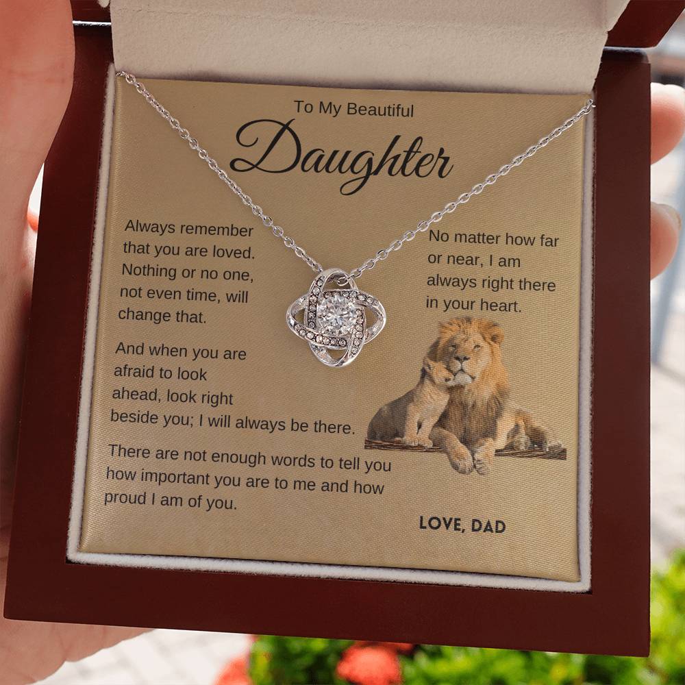 To My Daughter - From Dad Loiness 2 (Love Knot)