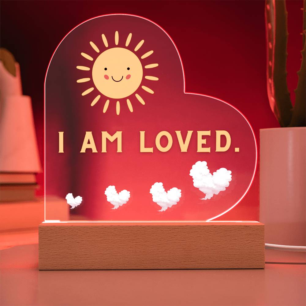 I Am Loved - Yellow Night Light