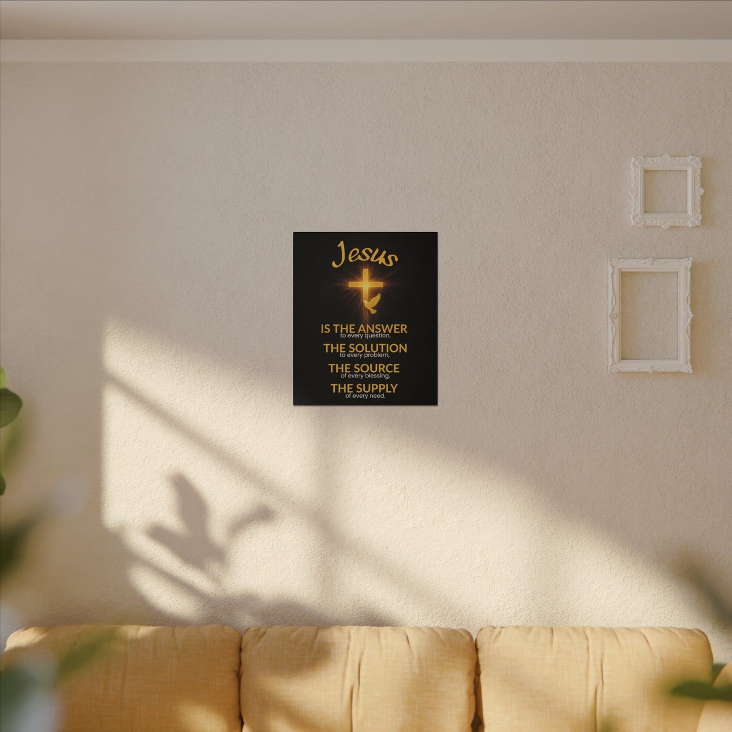 Jesus is... Canvas Print