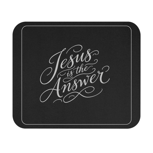 “Jesus Is the Answer Mouse Pad – Faith at Your Fingertips” -2