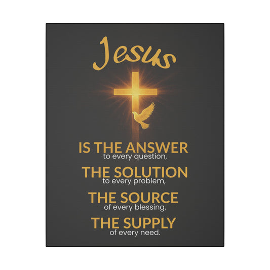 Jesus is... Canvas Print