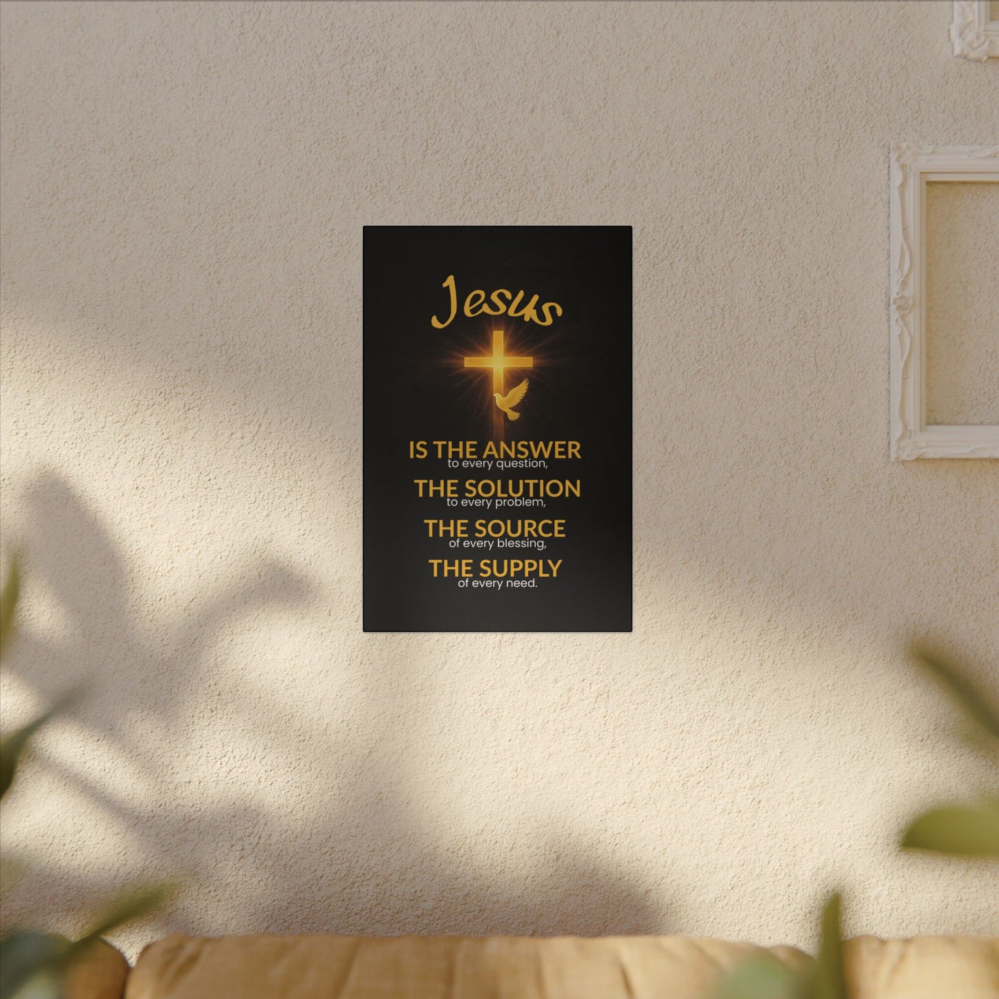 Jesus is... Canvas Print