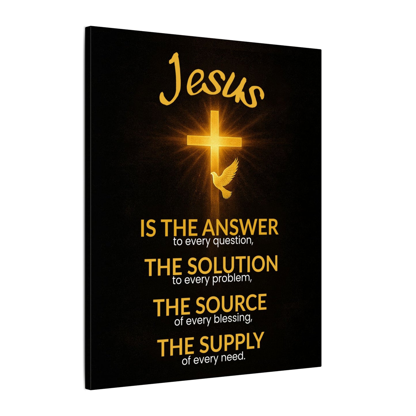 Jesus is... Canvas Print