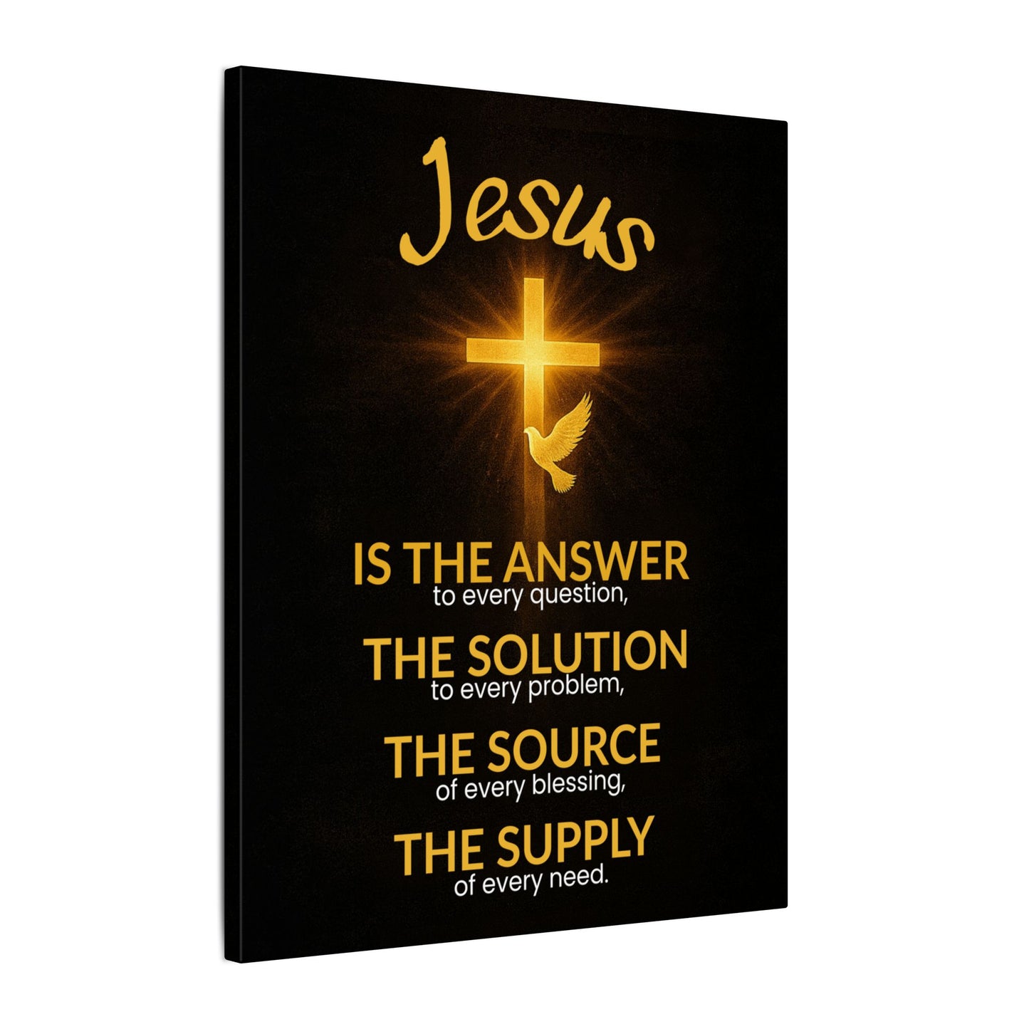Jesus is... Canvas Print