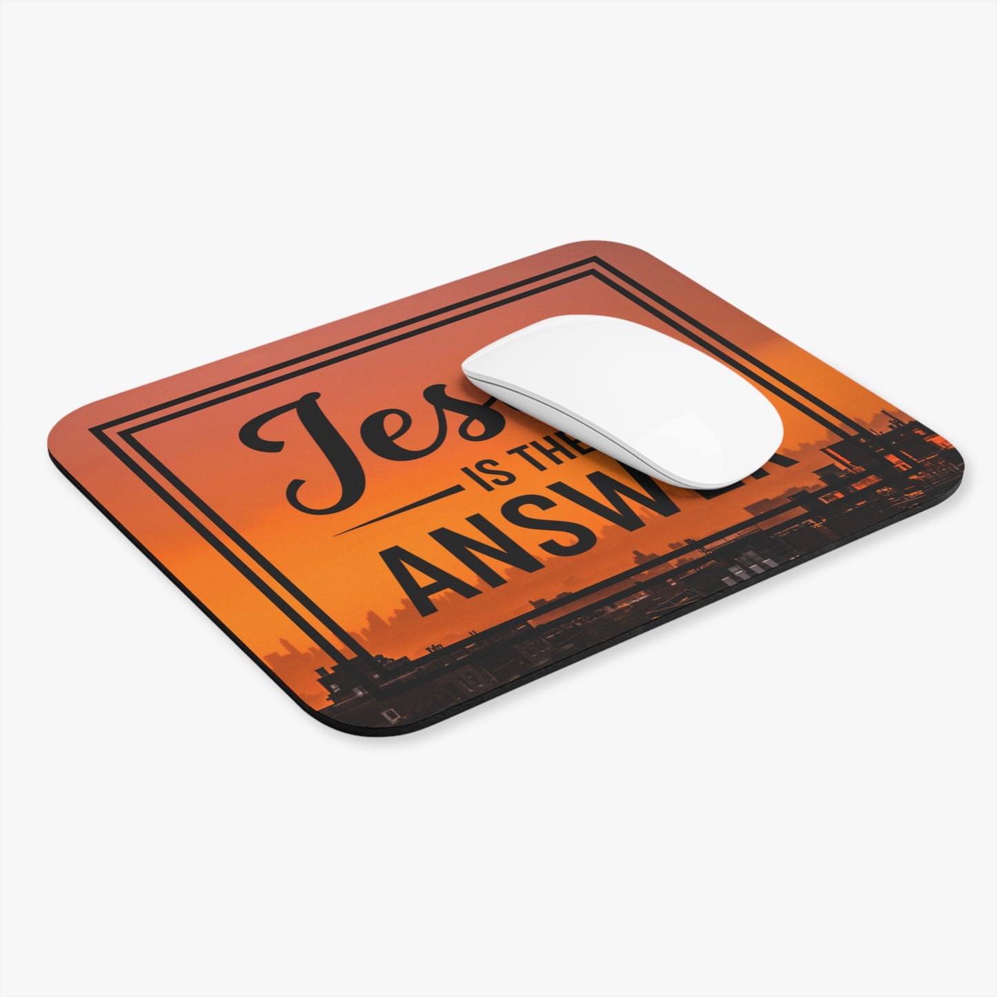 “Jesus Is the Answer Mouse Pad – Faith at Your Fingertips” -3