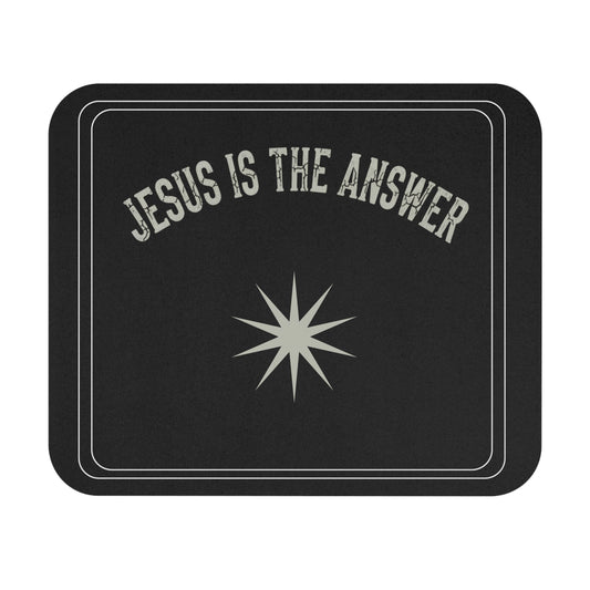 “Jesus Is the Answer Mouse Pad – Faith at Your Fingertips” -5