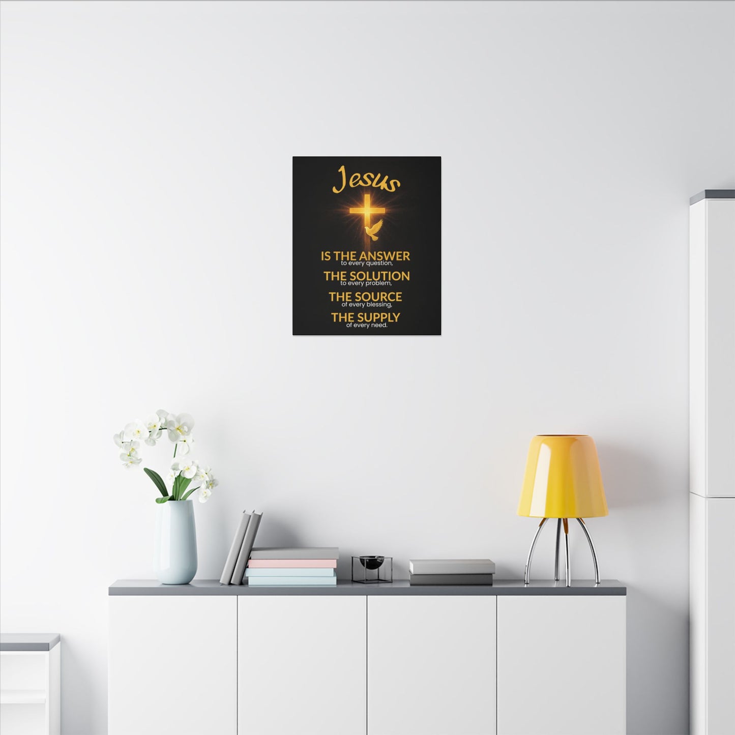 Jesus is... Canvas Print