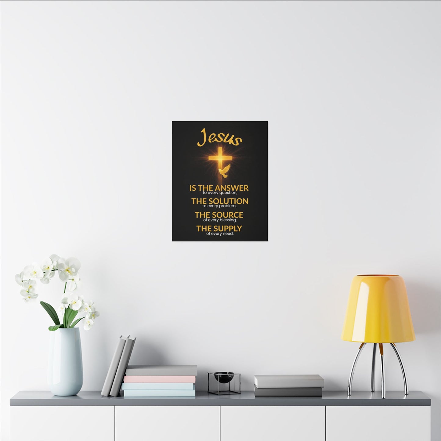 Jesus is... Canvas Print