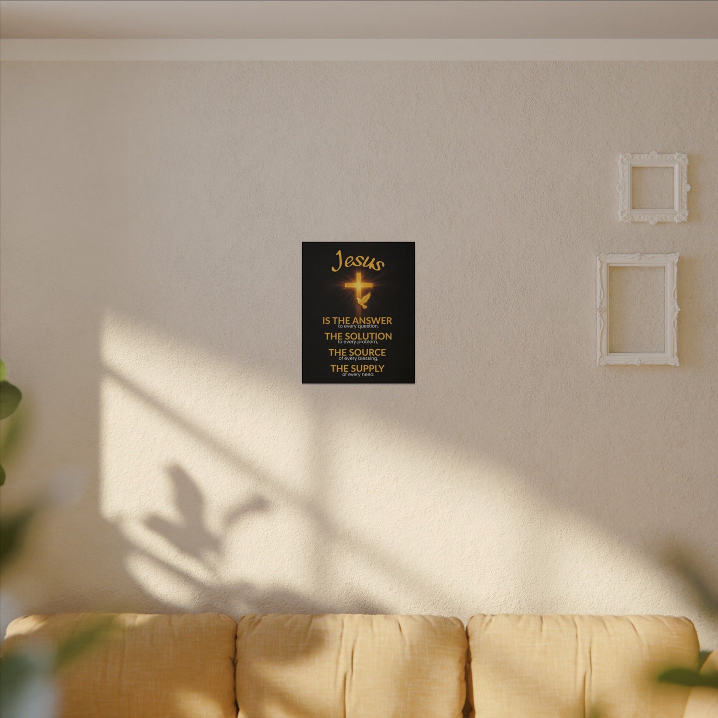 Jesus is... Canvas Print