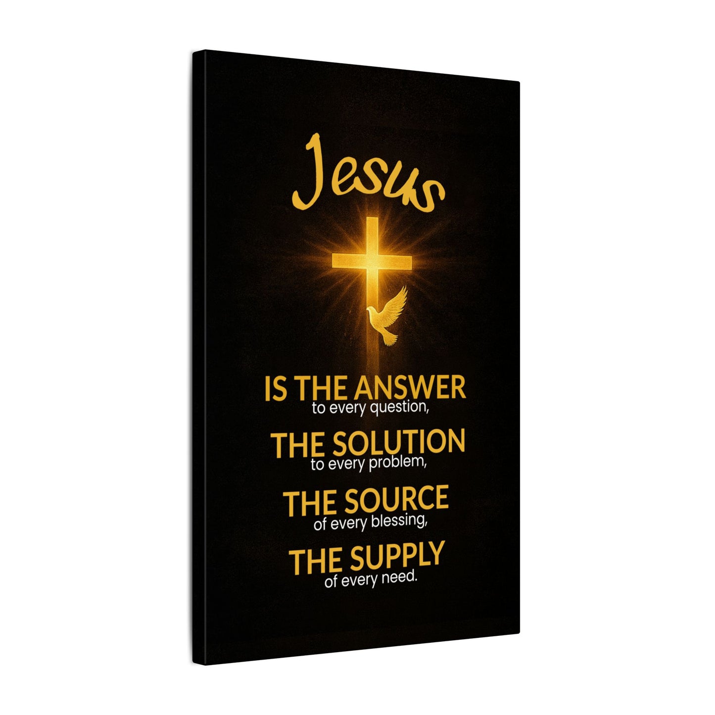 Jesus is... Canvas Print
