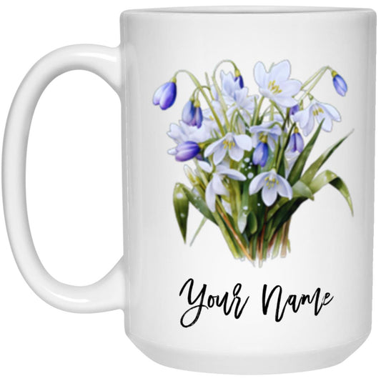 Birth Flowers Mugs 15 oz (S7)