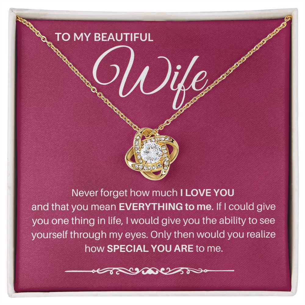 TO MY BEAUTIFUL WIFE / LOVE KNOT - LK102