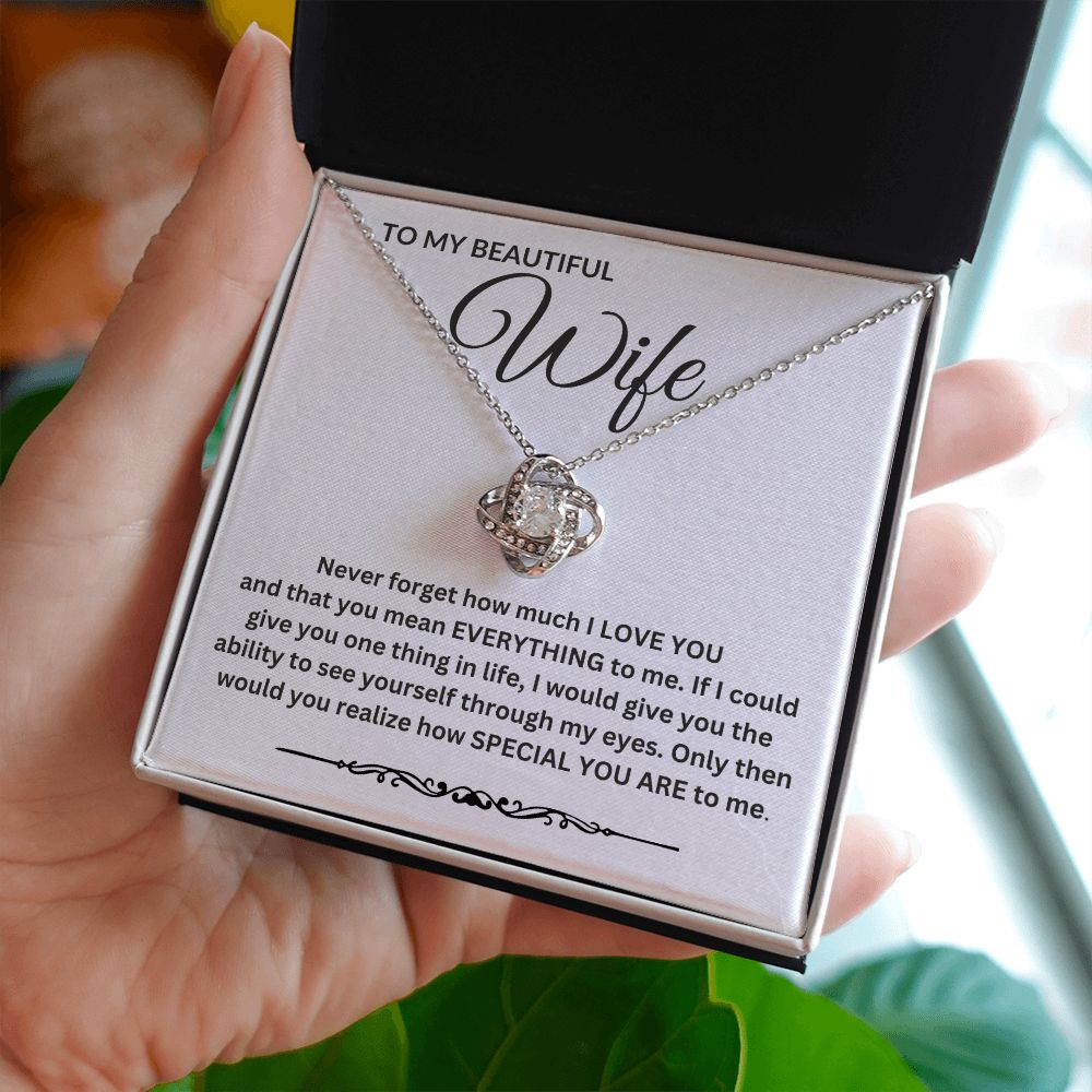 TO MY BEAUTIFUL WIFE / LOVE KNOT - LK100