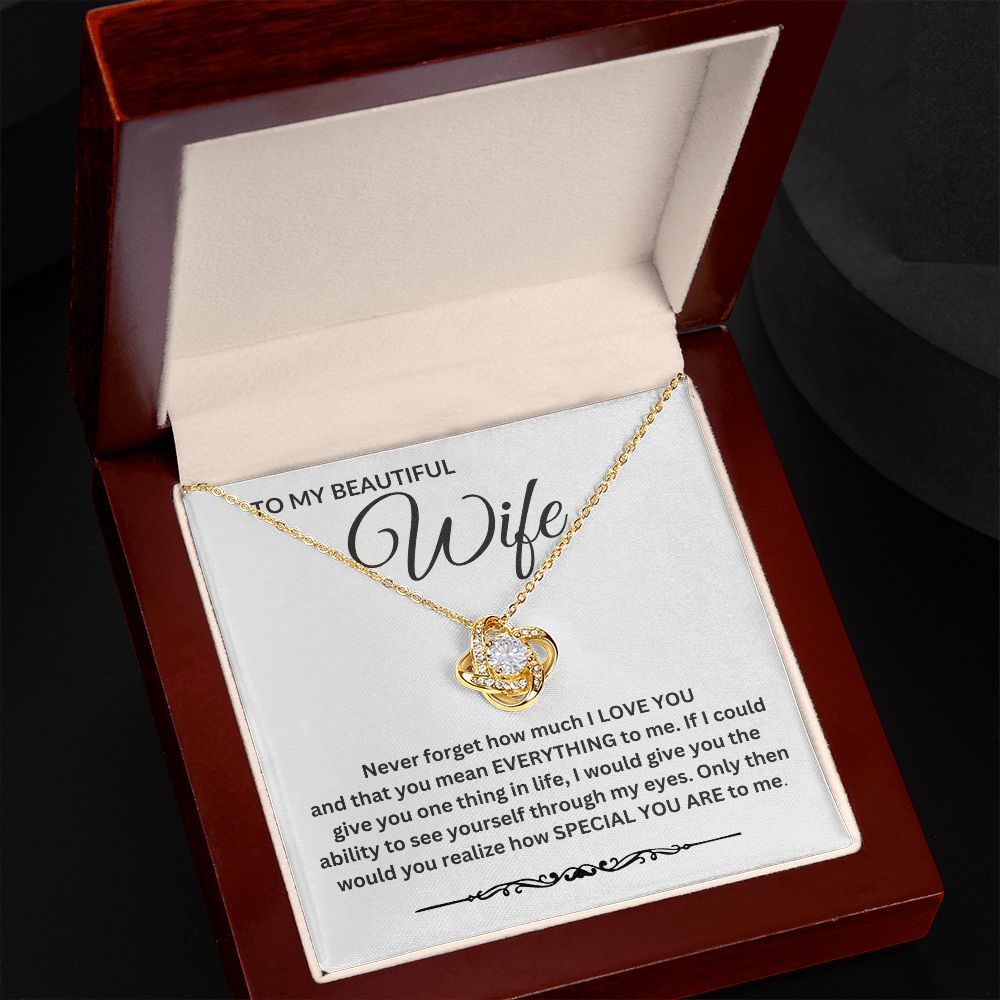 TO MY BEAUTIFUL WIFE / LOVE KNOT - LK100