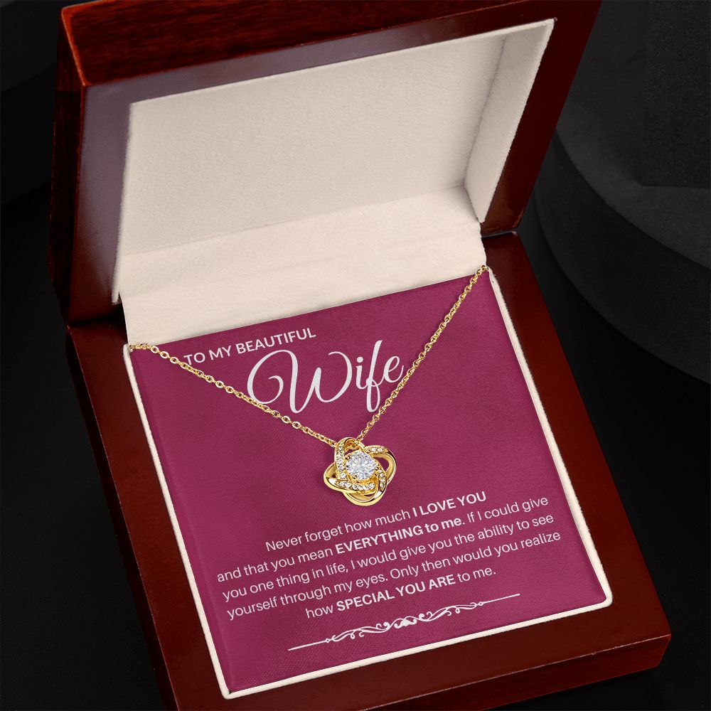TO MY BEAUTIFUL WIFE / LOVE KNOT - LK102
