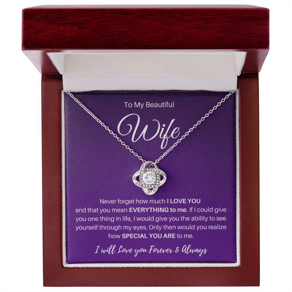 TO MY BEAUTIFUL WIFE / LOVE KNOT - LK104A